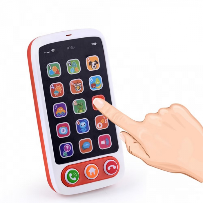 Telefon bebelusi Smartphone cu lumini si sunete, multicolor [2]