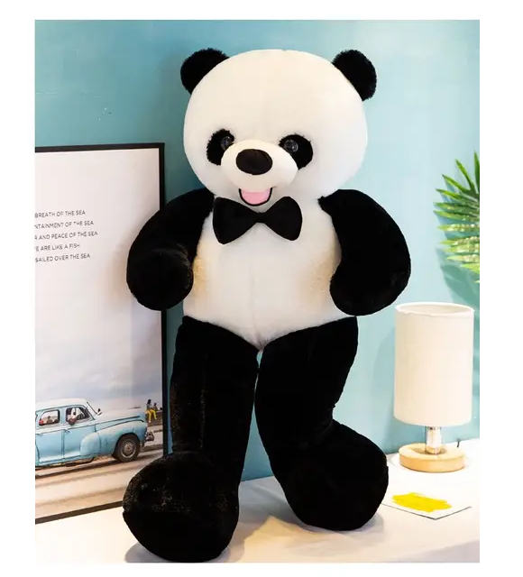 Urs Panda din plus cu papion, 72 cm [2]