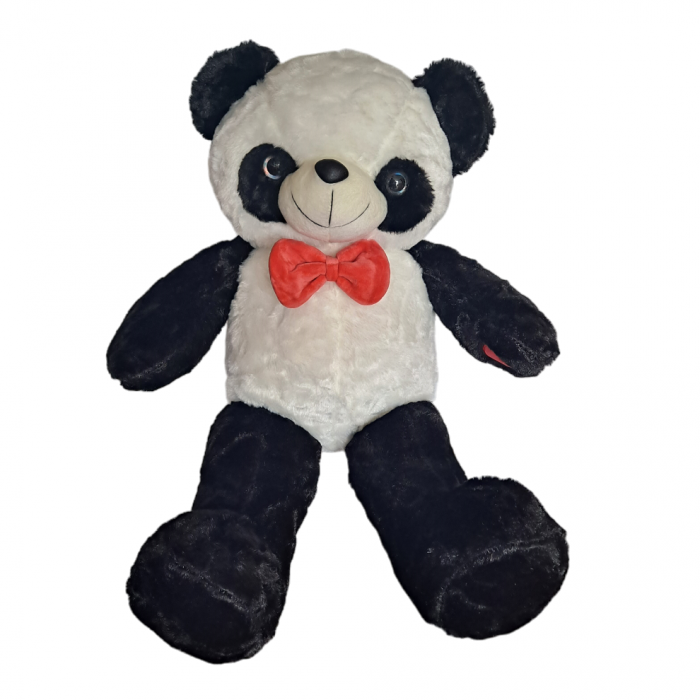 Urs Panda din plus cu papion rosu, 55 cm [2]