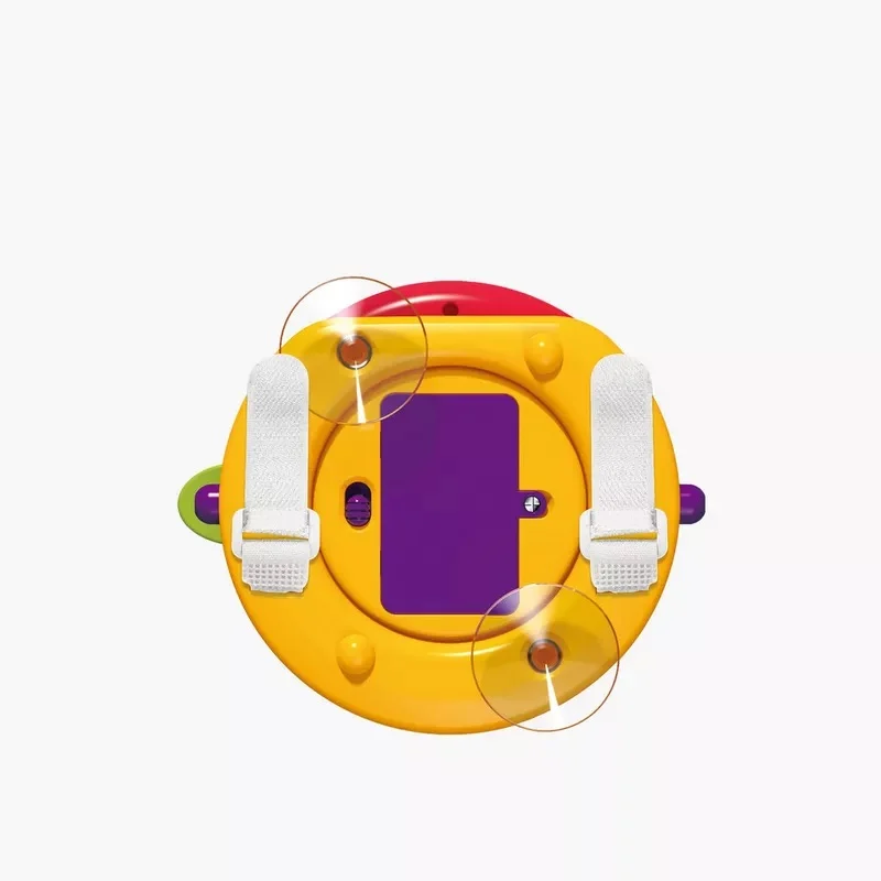 Volan interactiv de jucarie pentru copii 2 in 1 cu sunete si lumini, multicolor [5]