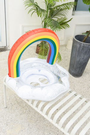 Colac de inot bebe cu arcada Curcubeu, 70 cm [2]