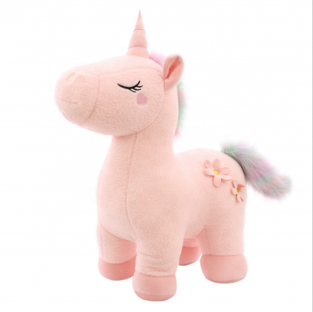 Jucarie de plus Unicorn, 60 cm, Roz, Toyska [0]