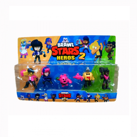 Figurine Brawl Stars Heros 2, set 5 eroi , Toyska [0]