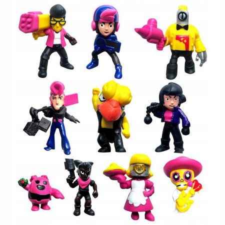 Figurine Brawl Stars Heros 2, set 10 eroi [1]
