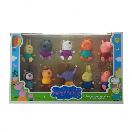Set figurine Peppa Pig, 10 set, Toyska [0]