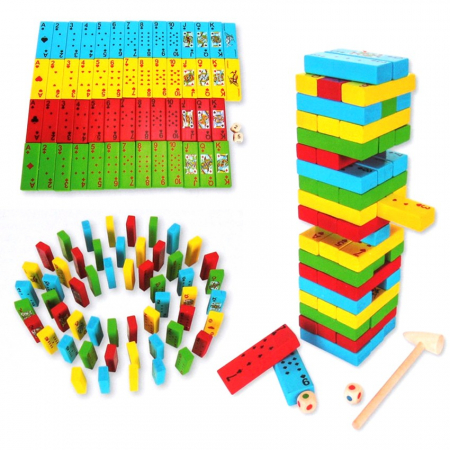 Joc de Inteligenta Domino, 54 piese, Toyska [0]