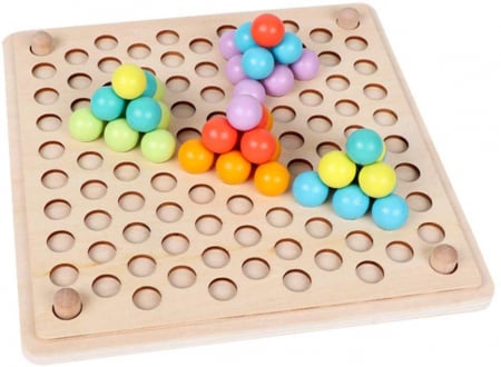 Joc Montessori de indemanare si asociere culori, Toyska [2]