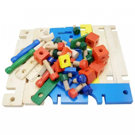 Jucarie Banc de Scule, 36 piese, multicolor [2]