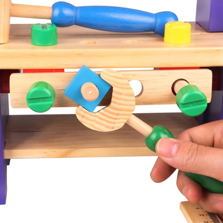 Jucarie Banc de Scule, 36 piese, multicolor [3]