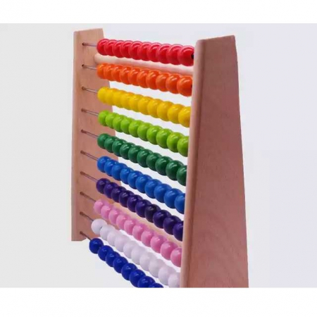 Numaratoare din lemn, Abac, bile colorate [2]