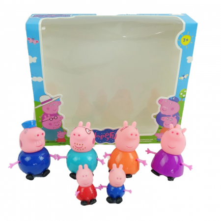 Set 6 figurine Peppa Pig, Toyska [1]