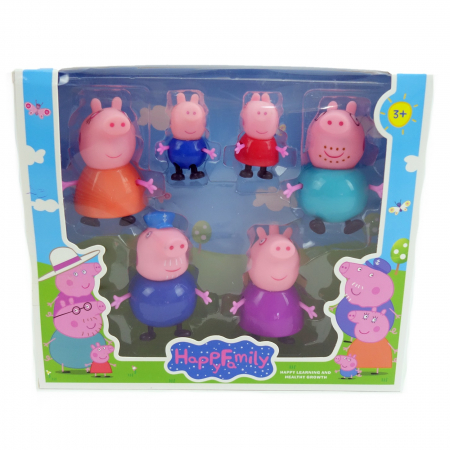 Set 6 figurine Peppa Pig, Toyska [0]