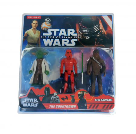 Set 3 figurine Star Wars, Yoda, Chewbacca, Sith Trooper, Toyska [0]