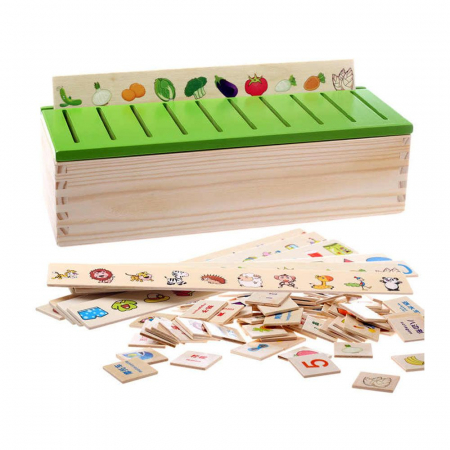 Cutie sortatoare Montessori cu 90 de piese, multicolor [4]