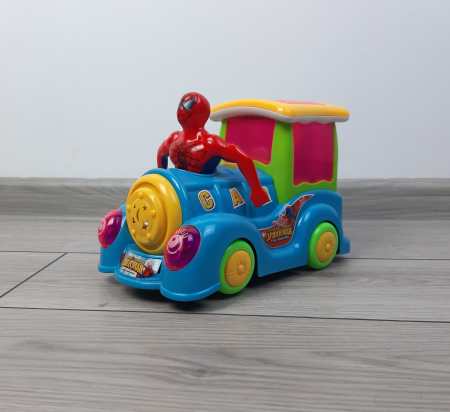 Masinuta cu figurina SpiderMan, 22 cm, Toyska [1]