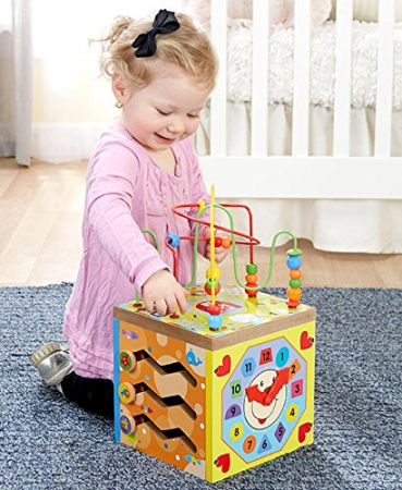 Cub educativ multifunctional 5 in 1 Ferma, Toyska [1]