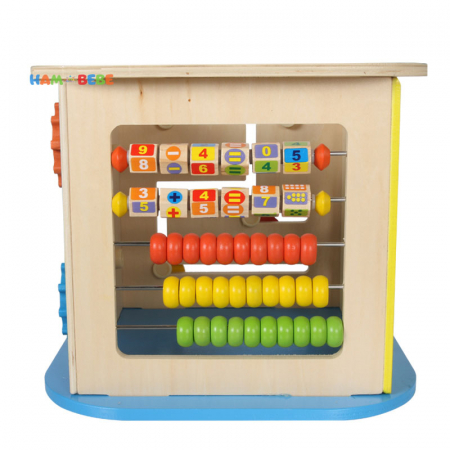 Cub educativ Montessori 6 in 1 Beilaluna Treasure , lemn [2]