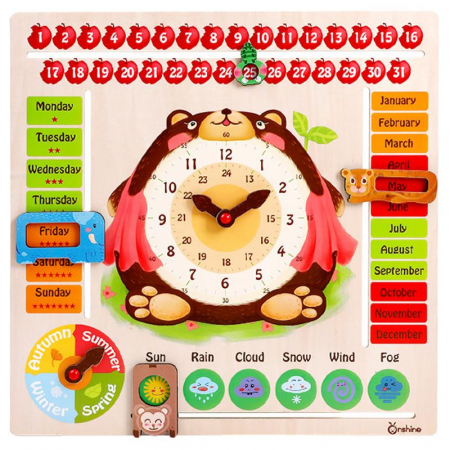 Joc Lemn Calendar Mare Onshine Bear