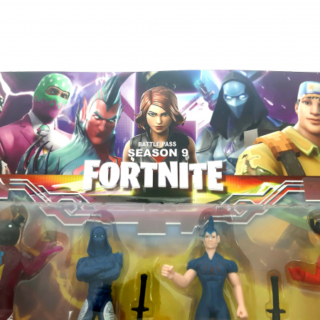 Set 6 figurine tip Fortnite, accesorii, sezonul 9 [1]