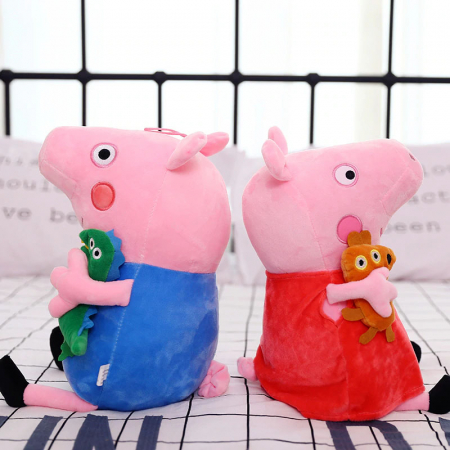 Set 4 jucarii de plus Peppa Pig , 35 cm [3]