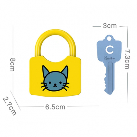 Joc Montessori Litere cu Incuietori, 52 piese, multicolor [3]