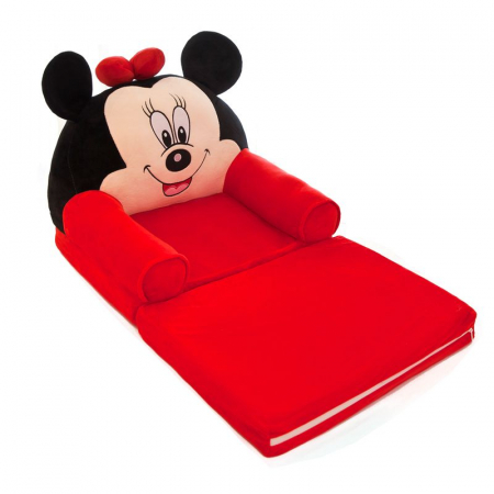 Fotoliu extensibil din plus Minnie Mouse, 80x50 cm [1]