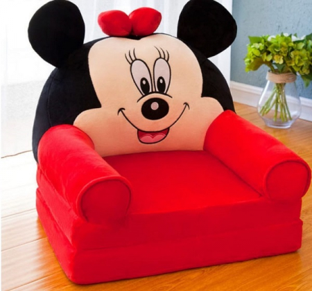 Fotolii din plus - Fotoliu extensibil din plus Minnie Mouse, 80x50 cm