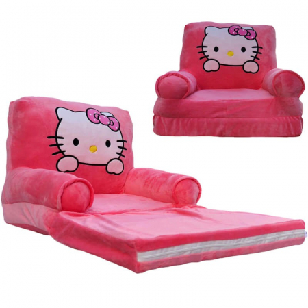 Fotoliu din plus extensibil Hello Kitty, roz [0]