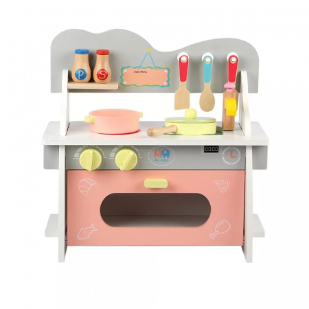 Bucatarie multifunctionala din lemn Color Kitchen cu multiple accesorii, multicolor [2]