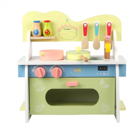 Bucatarie multifunctionala Color Kitchen din lemn cu multiple accesorii, multicolor [1]