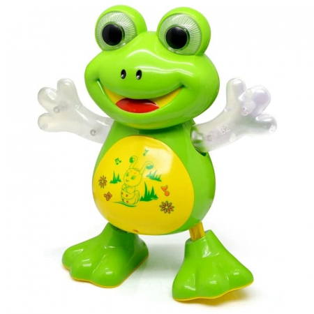 Broscuta cu sunete si lumini, 20 cm