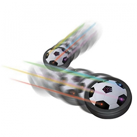 Minge de fotbal cu jet de aer Hover Ball, alb/negru [2]