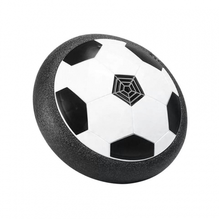 Jucarii de exterior - Minge de fotbal cu jet de aer Hover Ball, alb/negru