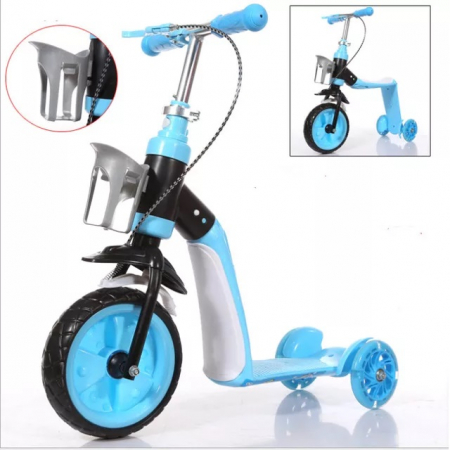 Trotineta convertibila 2 in 1, Scooter, albastru [1]