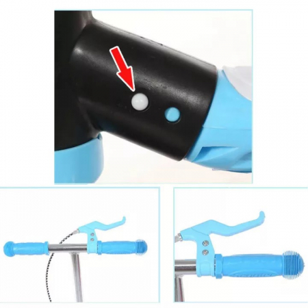 Trotineta convertibila 2 in 1, Scooter, albastru [4]