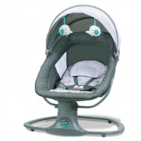 Camera copilului - Balansoar electric 3 in 1 Mastela, bluetooth, telecomanda, verde