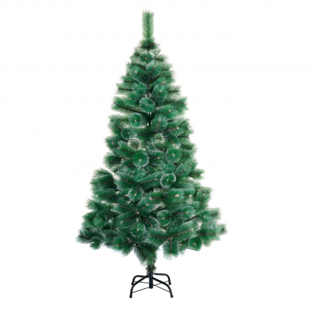 Craciun - Brad artificial tip pin nins, inaltime 150 cm, verde, suport metalic inclus