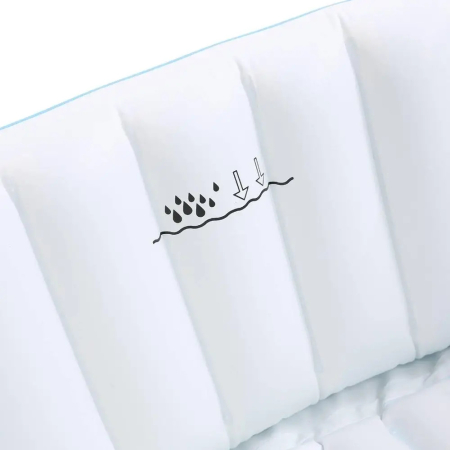 Cadita de baie gonflabila pentru bebelusi, 90x60x27 cm, albastru [4]