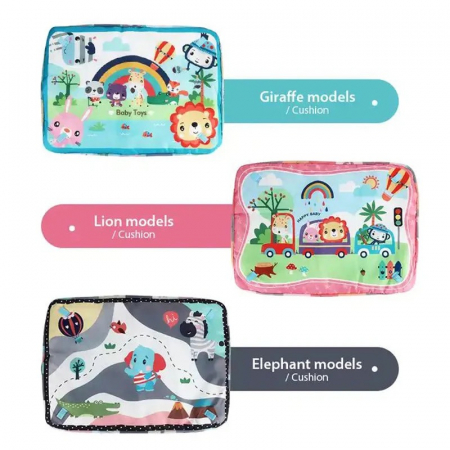 Centru de Activitati, Saltea si Tarc de joaca 2 in 1, 8 bile, multicolor [2]