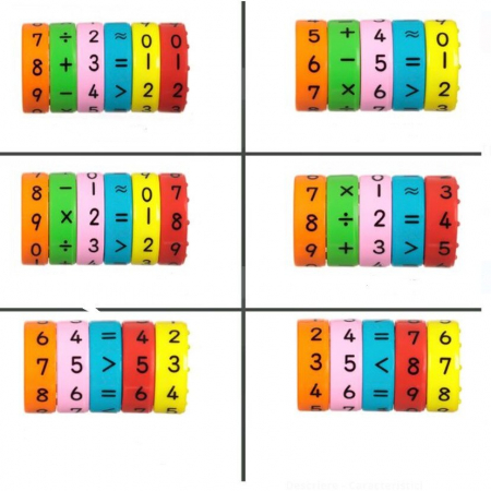 Cilindru Magnetic Aritmetic 3x6 cm, multicolor [5]