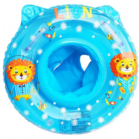 Colaci, piscine si accesorii inot - Colac cu chilotel si manere pentru bebelusi Leu, albastru