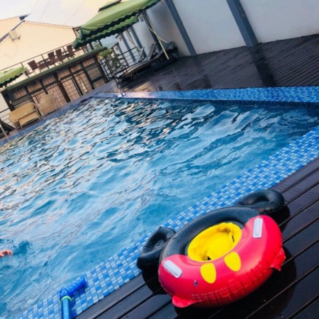 Colac cu chilotel si manere pentru bebelusi Mickey Mouse, rosu/negru [3]
