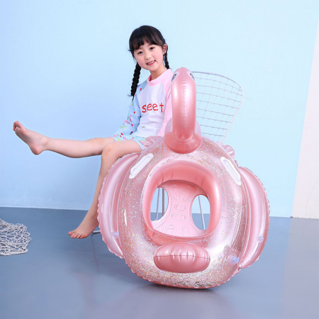 Colac de inot copii model Flamingo, 85 cm, multicolor [1]