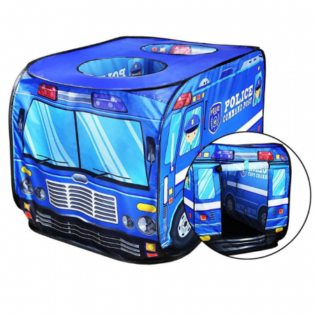 Cort de joaca pentru copii Masina de Politie, albastru [1]