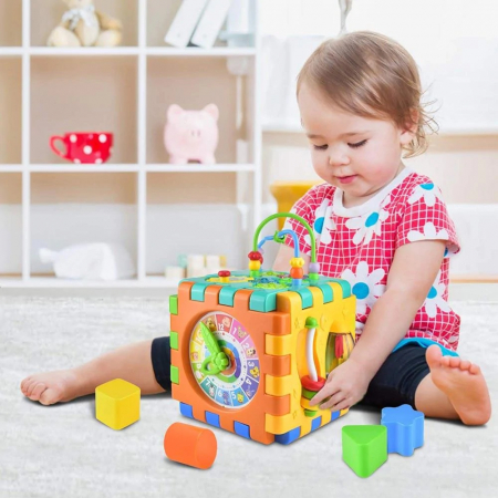 Cub interactiv muzical Play & Learn Activity, multicolor [1]