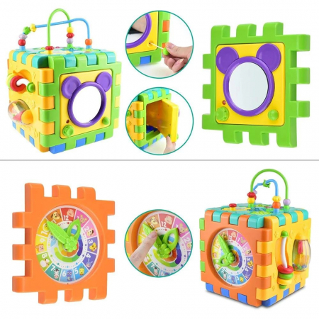 Cub interactiv muzical Play & Learn Activity, multicolor [6]