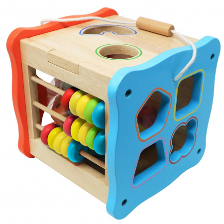 Cub Montessori cu activitati de Sortare si Snuruit Neowows, multicolor [3]