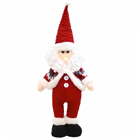 Figurina Craciun, Mos Craciun, rosu, inaltime 55 cm [0]