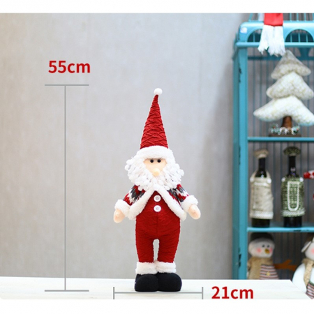 Figurina Craciun, Mos Craciun, rosu, inaltime 55 cm [3]
