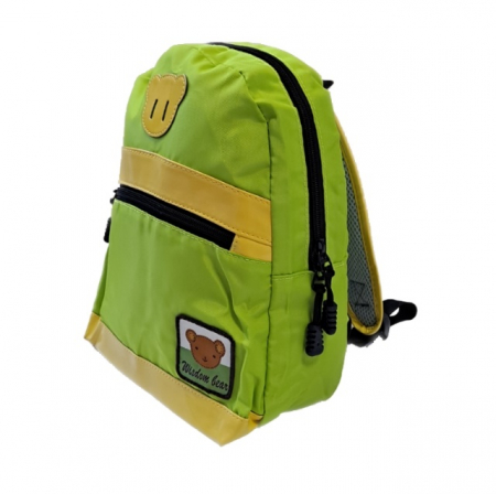 Rucsac gradinita Wisdom Bear, 2 compartimente, 30x25x10 cm, verde [1]